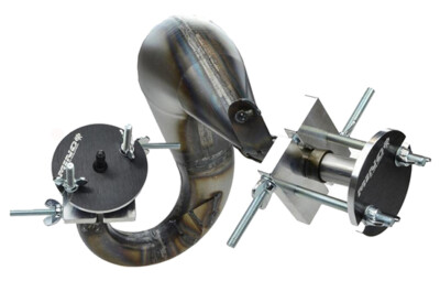 Vaguelly 2pezzi Morsetto Scarico In Ferro Kit Riparazione Collettore Viti Morsetti Per Manutenzione Collettore Strumenti Ricostruzione Per Perdite - Foto 8