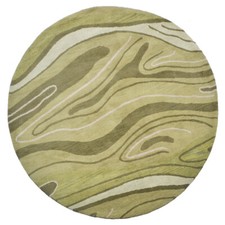 Eco-Friendly Hand Tufted Wool Area Rug Abstract Green BBH Homes BBK00672