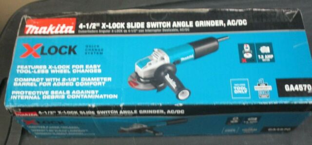 Makita Angle Grinder Ac//dc Switch Corded Power Tool 7.5 Amp 4 1//2 Inch GA4570 for sale online