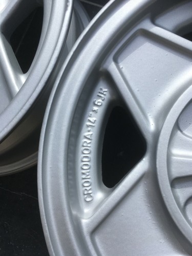 CROMODORA Nice Original 4 Wheels Set Ref 14" X 6" JK - Photo 3/5