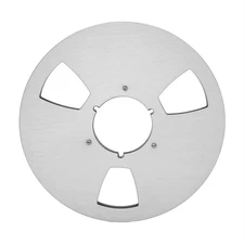 1/4 10.5 Inch Blank Tape Reel Aluminum Alloy Empty Tape Reel for Reel to Reel Ta