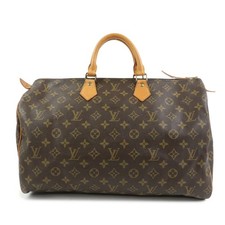 Louis Vuitton Monogram Speedy 40 Hand Bag Boston Bag Brown M41522 Auth Used F/S