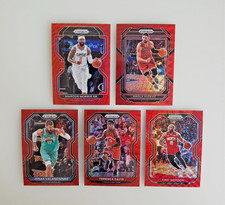 PANINI PRIZM RED 2020-2023 NBA BASKETBALL CARDS ( 5 CARDS )