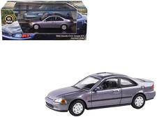 1995 Honda Civic Coupe EJ1 Horizon Gray Metallic Sunroof 1/64 Paragon