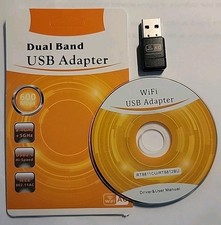 AC600 Mbps Dual Band 2.4/5 Ghz Wireless USB Mini WiFi Network Adapter Card