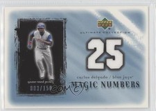 2001 Ultimate Collection Magic Numbers Jerseys 3/150 Carlos Delgado #MN-CD 10pr