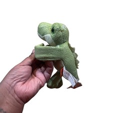 Wild Republic Green Alligator Plush Hugger 6  Slap Bracelet