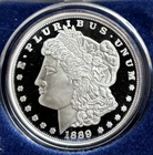 1889 CC Morgan Silver Dollar Proof Coin; National Collectors Mint; Uncirculated