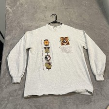 Vintage Florida State Seminoles Shirt Mens XL Gray NCAA Football Nutmeg Mills