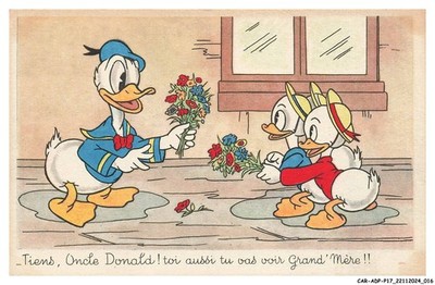 CAR-ADPP17-1073-DISNEY - Hier - Oncke Donald auch du wirst Oma sehen
