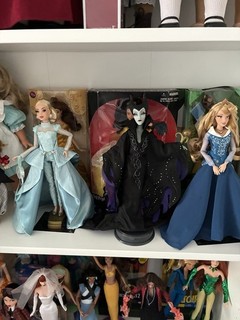 3 Limited Edition Disney Dolls Cinderella Aurora and Maleficent