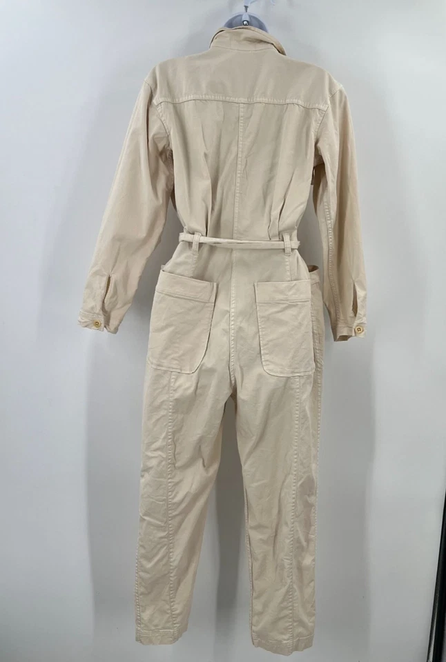 Mono utilitario Alex Mill para mujer pequeño S crema caldera manga larga con cinturón Foto 2 de 4