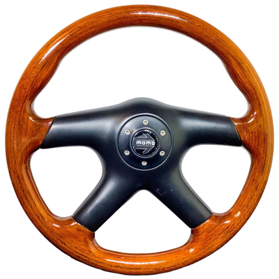 【西暦2000年以前モノ】MOMO　ウッドステアリング　Daytona MOMO DAYTONA 360mm Wood Steering Wheel Horn 1995 Vintage JDM