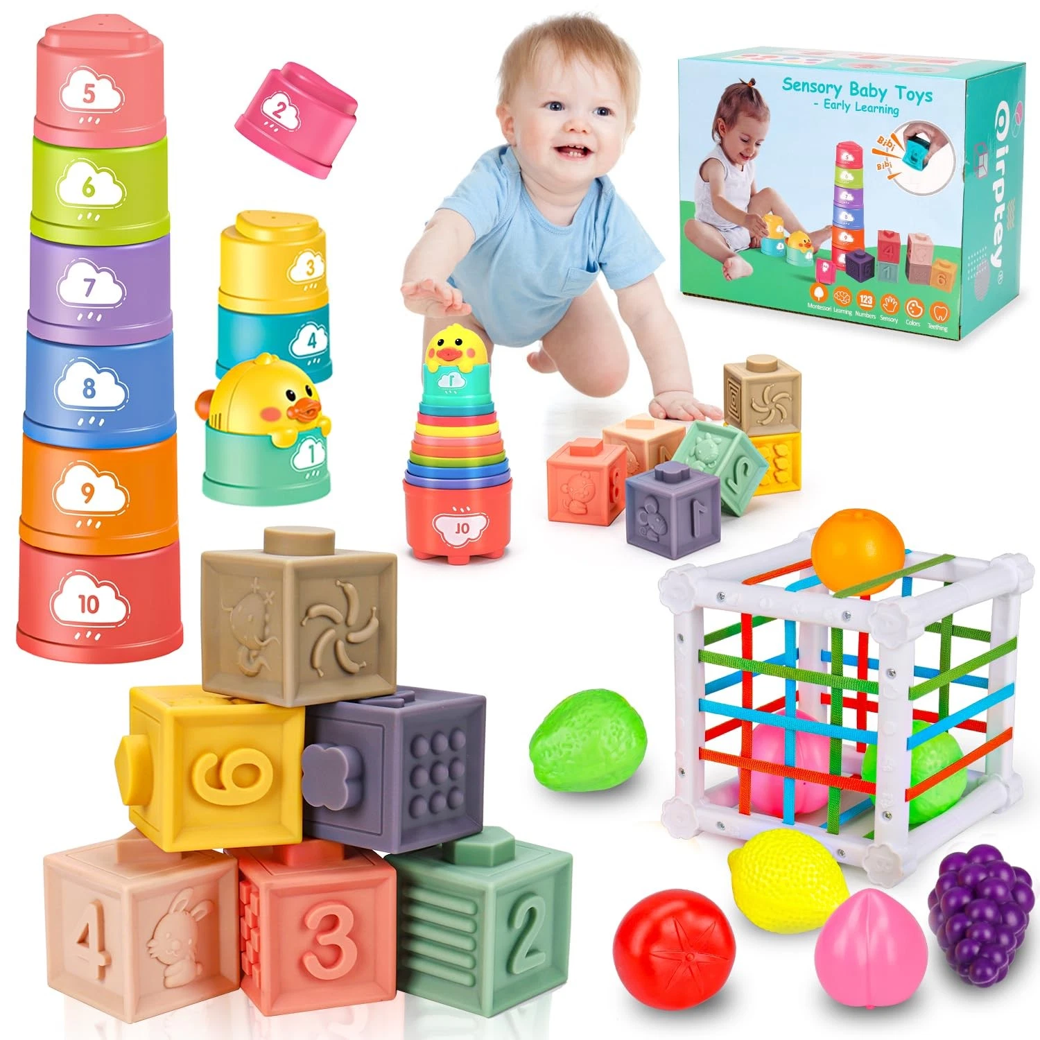 Baby Toys 6-12-18 Month Stacking Cups Blocks Shape Sorters Teething Sensory D...
Opens in a new wind