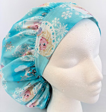 Disney Frozen Elsa Print Size Large Medical Bouffant Scrub Cap Surgery Hat