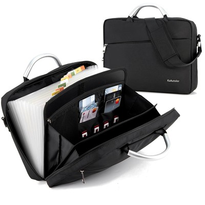 Accordian File Organizer with Handle,Folder with Zipper & Labels,12 Pocket Ex...