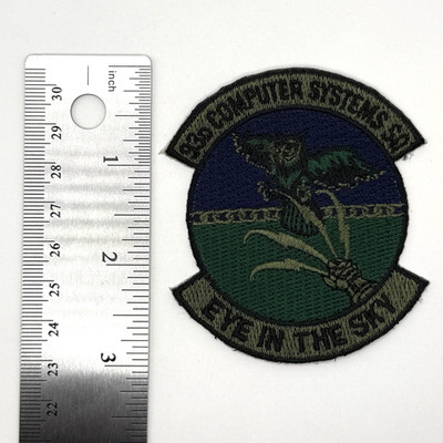 3'' 93d Computer Systems Squadron ''Eye in the Sky'' Iron-On Patch