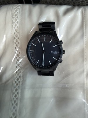 Skagen Holst Hybrid Titanium 40mm Watch Black Dial Bluetooth SKT1305 Tested