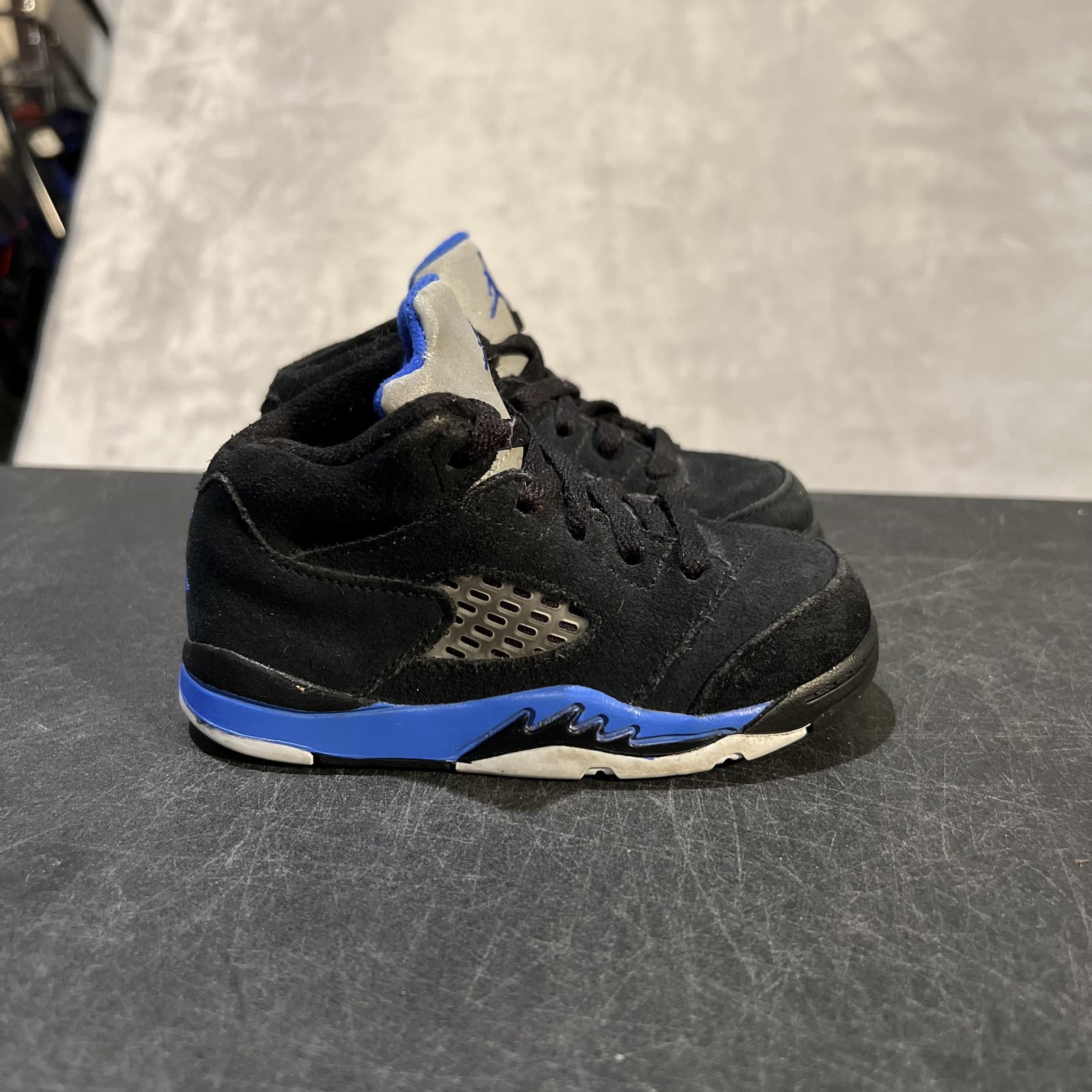 Toddler Size 7c Racer Blue Suede Boys Sneakers 440890-004