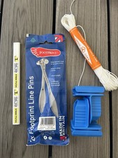 Footprint 3pc Bricklayer's  Line Pins, Brick Line, Corner Blocks & Free Pencil