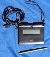 WACOM Signature Tablet STU-300 LCD Screen USB TESTED Tax Prep Legal Documents