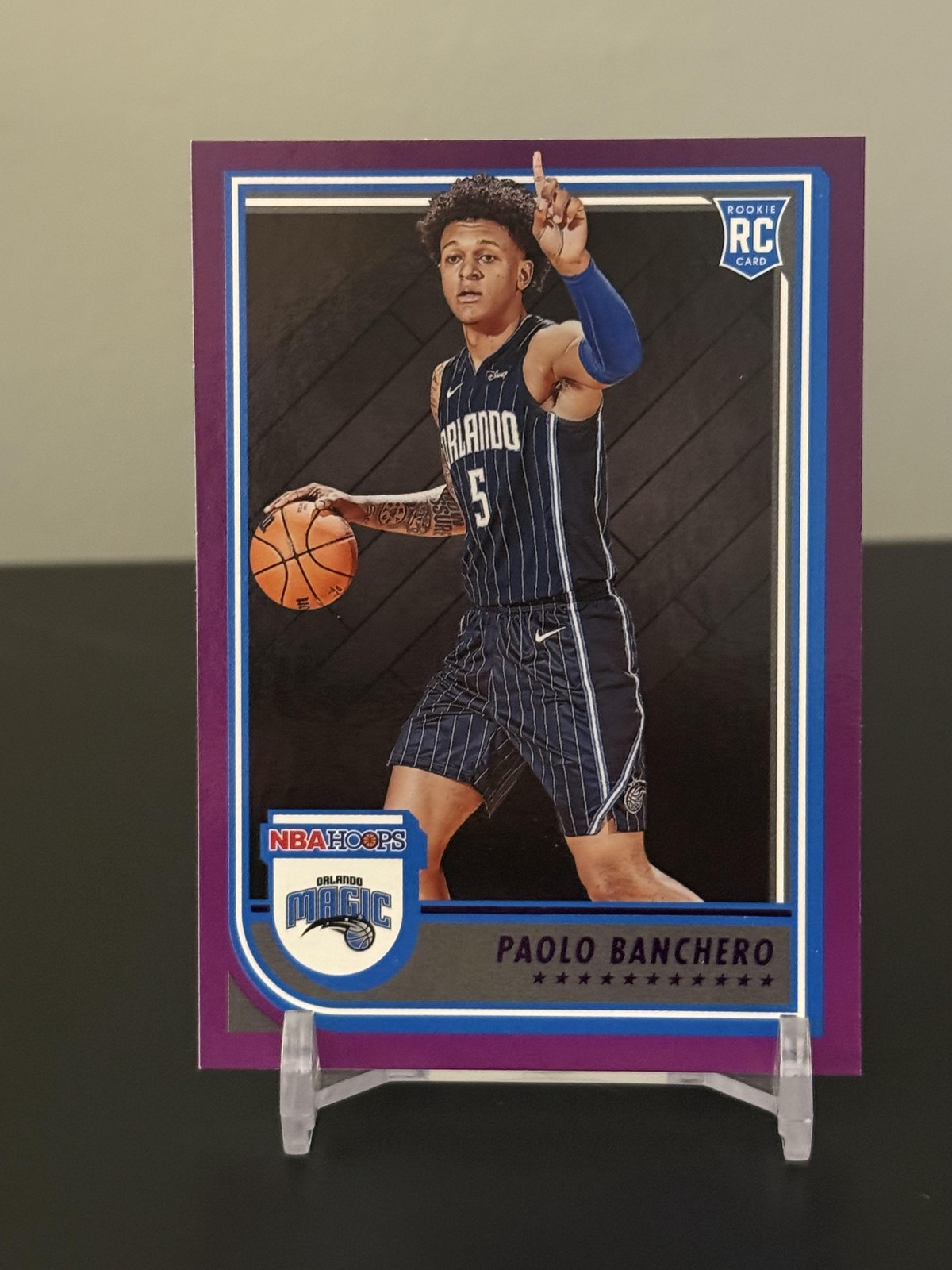 2022-23 Hoops #231 Paolo Banchero Purple Rookie RC