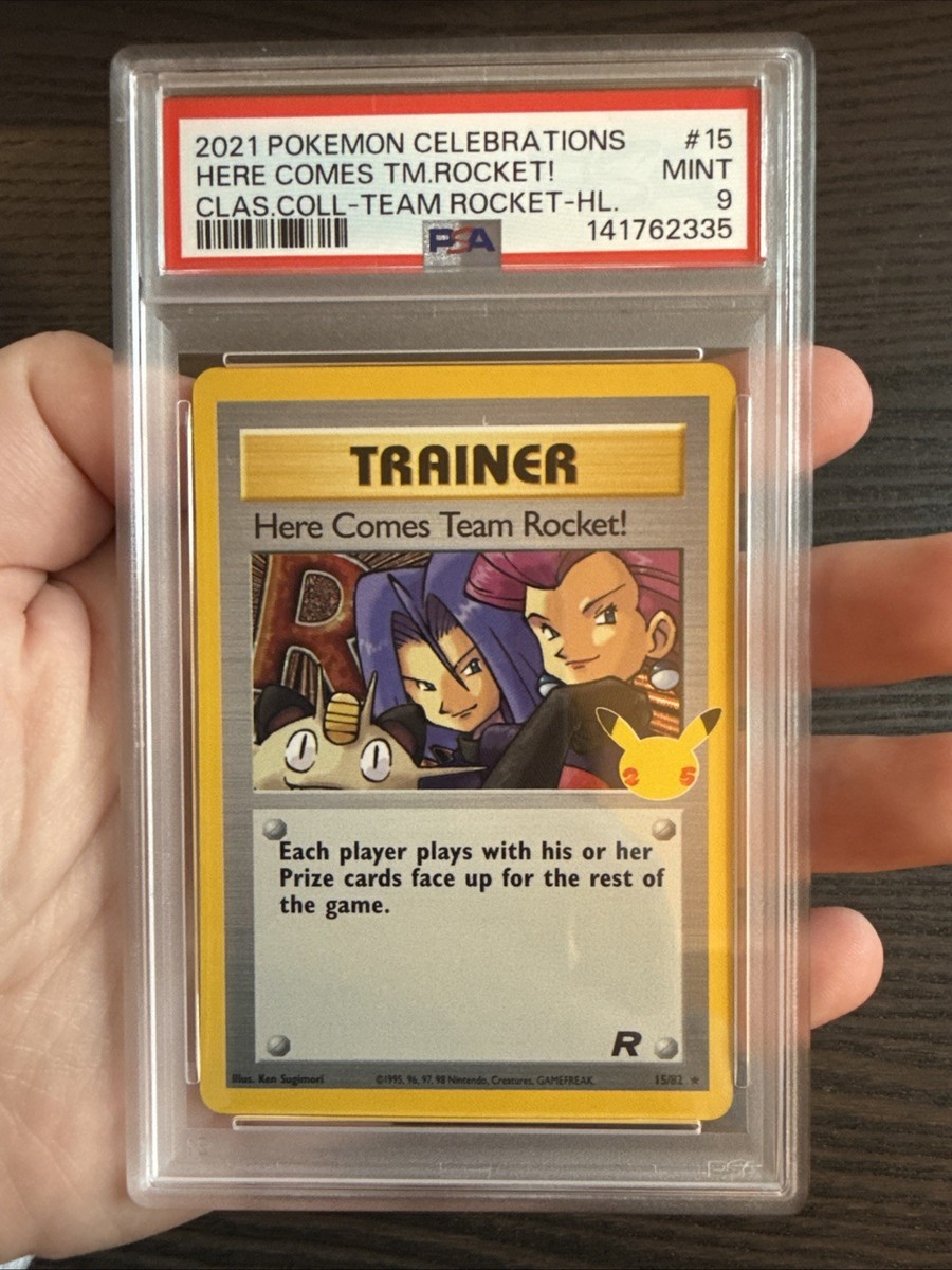 Here Comes Team Rocket 15/82 Holo 2021 Pokemon Celebrations