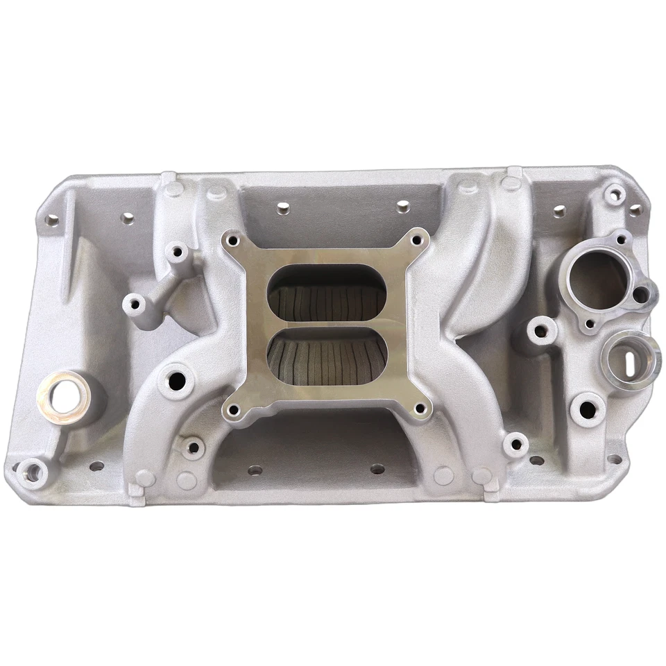 Small Block Air-Gap Edelbrock.7531 Intake Manifold For AMC Jeep 304-401 AM.Part Foto 4 de 4