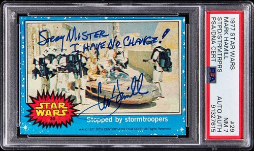 1977 Topps Star Wars #29 Stopped by stormtroopers — AUTH (grade unconfirmed)
