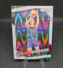 2025 Panini Prizm WNBA - Caitlin Clark #22 White Seismic Prizm