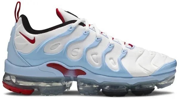 NIKE Air VaporMax Plus \'Chicago\' Running Shoes Size 9 Nike Air Vapormax Plus Chicago White Red Blue Shoes CW6974  main image 4