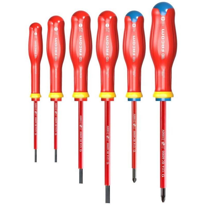 Facom ATDVE.J6PB Set 6 Cacciaviti Isolati 1000V Protwist | Shop Online