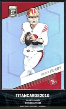 Brock Purdy 2023 Donruss Elite Refractor San Francisco 49ers #10