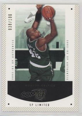 2002-03 SP Authentic SP Limited 38/100 Vin Baker #8 09is