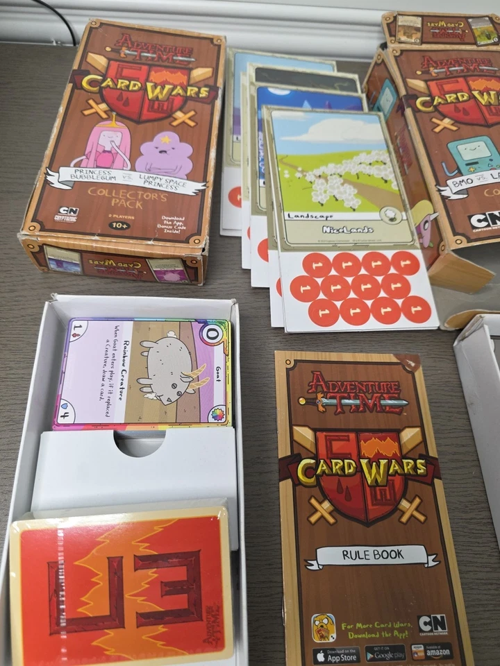 Adventure Time Card Wars: Finn Jake BMO Princess Bubblegum Cartoon Network Lot - Image 2 of 4