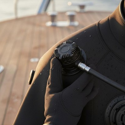 Drysuit Inflator and Dump Valve Quick Inflate/Deflate Diving Equipment
