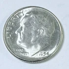 1954-S Roosevelt Dime 90% Silver Coin Circulated Coin #6197