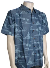 Quiksilver Waterman Paradise Found Button Down Shirt - Wave - New