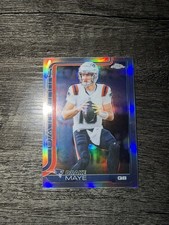 2025 Topps Chrome Football Drake Maye Refractor Silver #207