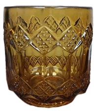 Vintage 1960s Imperial Amber  Jar  NO LID