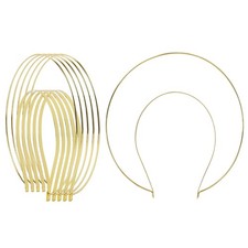 6 Pack 2 Layer Metal Gold Queen Goddess Angel Halo Crown Headband Hairbands T...