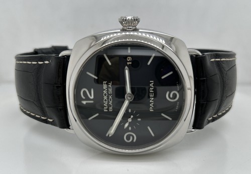 Panerai Radiomir Black Seal Black Leather Automatic Steel 45mm Men’s Watch