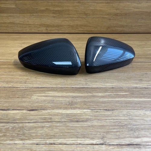 2020-2024 Audi A3 S3 Front Left Right Door Side Mirror Cover Carbon OEM