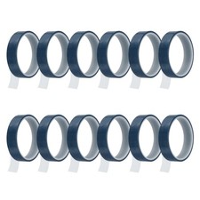 12 Rolls Heat Tape, 20mm x 16m 52FT High-Temperature Resistant Tape, Light Blue