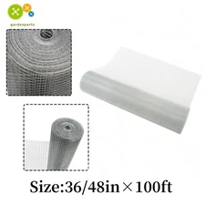 Hardware Cloth Galvanized Chicken Wire Fence Welded Mesh Roll 1/4In 36/48"×100'
