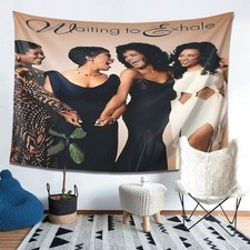 Waiting to Exhale Themed Peach Light Beige Tapestry, Soft Peach Light Beige Fabr