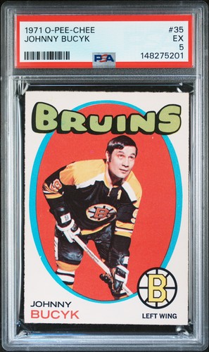 Johnny Bucyk #35 1971 O-Pee-Chee card
