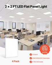 2x2 FT LED Flat Panel Light, 5700 LM, Flush M...
