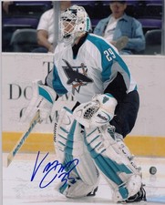 Vesa Toskala Sharks Signed 8x10 Photo COA