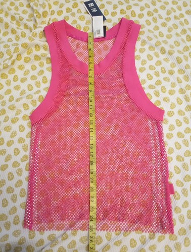 adidas Originals Triple Shock Pink Crystal Rhinestones Tank Top Beyonce IVY PARK - Picture 11 of 13